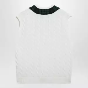 Polo Ralph Lauren Cream cable-knit Relaxed-Fit vest