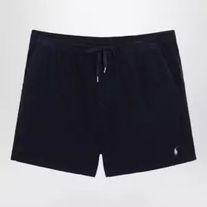 Polo Ralph Lauren Navy ribbed Classic-Fit shorts
