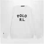 Polo Ralph Lauren White sweatshirt with logo embroidery