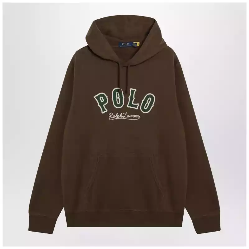 710P04872004CO_S_POLOR-YB.x Polo Ralph Lauren Brown hoodie with logo