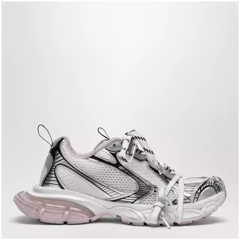 Balenciaga 3XL Gel Clearsole sneakers in polyurethane, white/pink/black