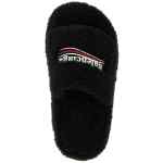Balenciaga Furry Platform Slides