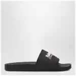 Balenciaga Pool Slide rubber sandals in black
