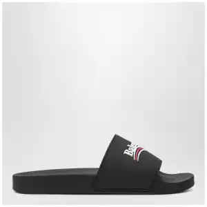 Balenciaga Pool Slide rubber sandals in black