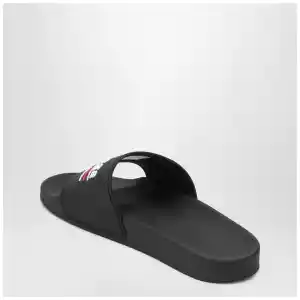 Balenciaga Pool Slide rubber sandals in black