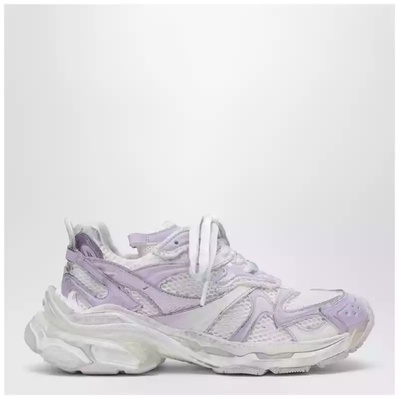 Balenciaga Runner 2 Gradient Sneakers in light grey/lilac