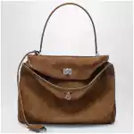 Balenciaga Rodeo medium beige suede bag
