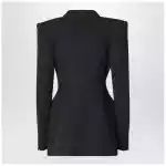 Balenciaga Grey double-breasted cashmere jacket