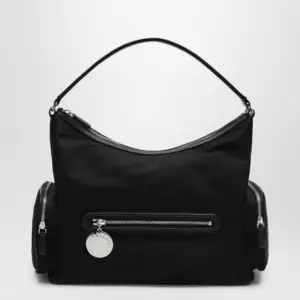 Stella McCartney Dartmoor shoulder bag in ECONYL, ultra black