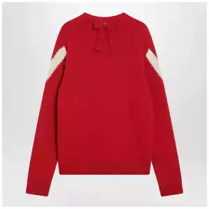 Valentino Red sweater with Vlogo on bow