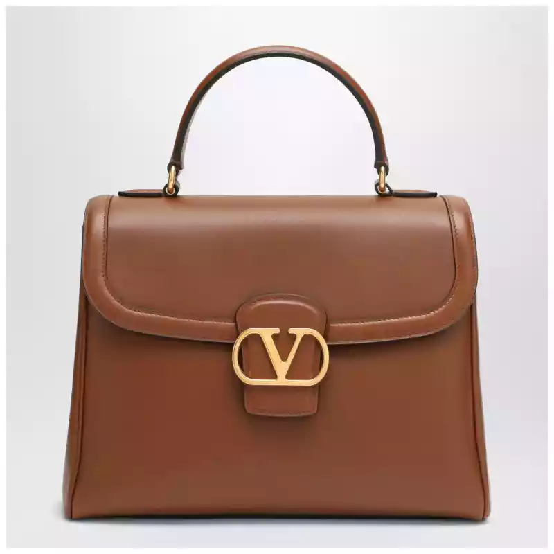 7W2B0R87SRS_R_VALE-N58.a Valentino Garavani Large shoulder bag 9TO5 tobacco