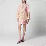 ZIMMERMANN Pink Aster tunic mini dress