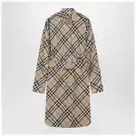 Burberry Beige Check shirt dress