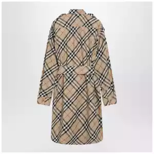 Burberry Beige Check shirt dress