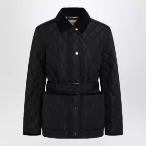 Burberry Black quilted nylon jacket