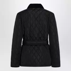 Burberry Black quilted nylon jacket