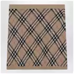 Burberry Wool and mohair blend check mini skirt