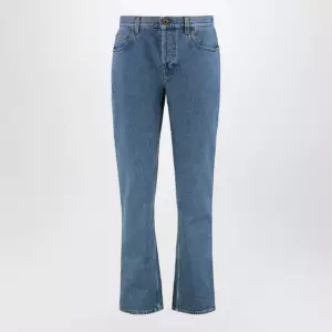 Burberry Straight jeans in Mid blue denim