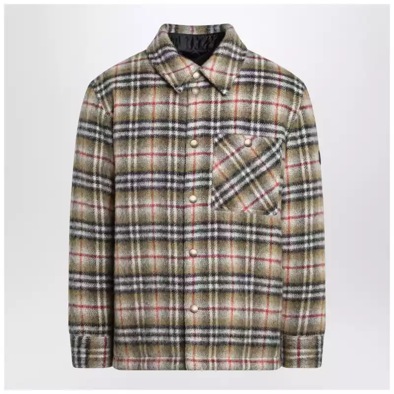 8110913167106_R_BURBE-B1001.x-1 Burberry Beige checked wool shirt jacket