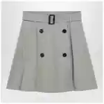 Burberry Beige trench mini skirt in gabardine