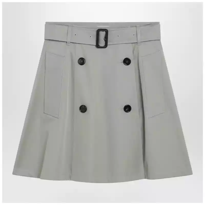 Burberry Beige trench mini skirt in gabardine
