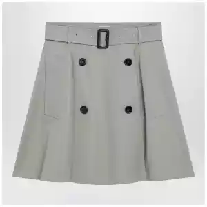 Burberry Beige trench mini skirt in gabardine