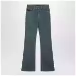 Burberry Mid-blue jeans with Check-pattern pocket