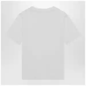 Burberry White T-shirt with embroidered logo