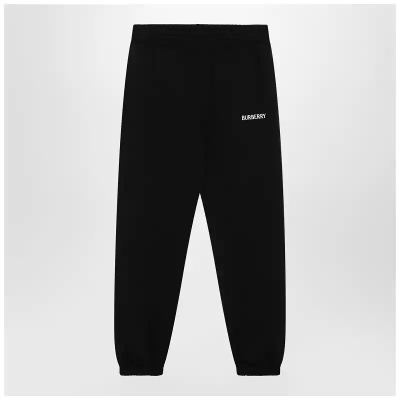 Burberry Black jogging trousers with logo