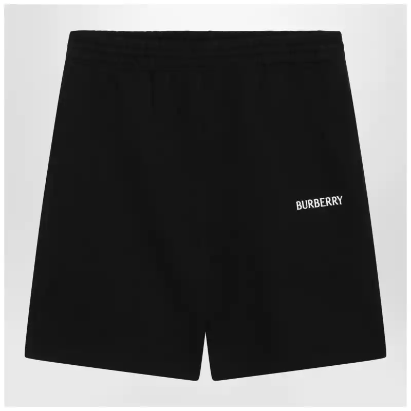 Burberry Black logo Shorts