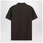Burberry Dark green cotton polo shirt with EKD