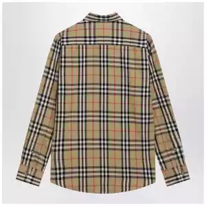 Burberry Beige shirt with Check pattern