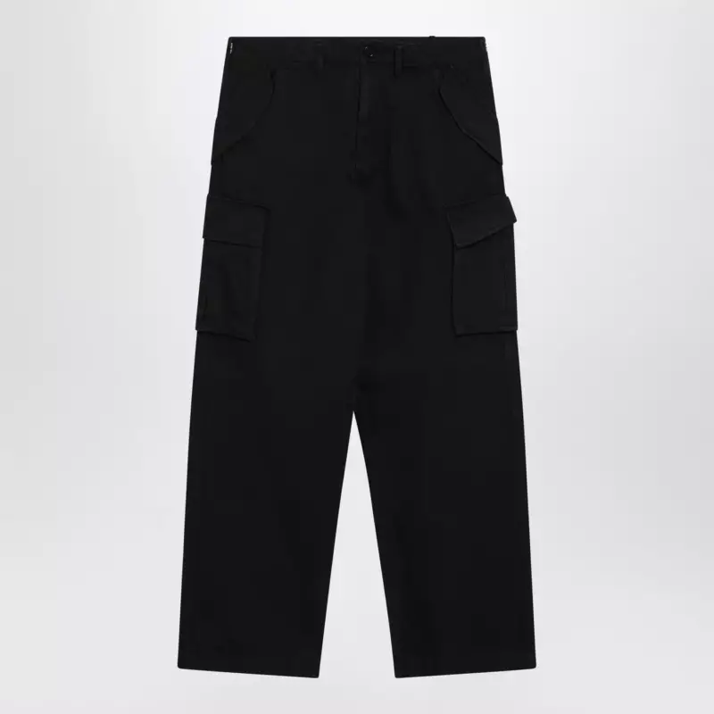 8119204166258_S_BURBE-A1189.x Burberry Black cotton cargo trousers