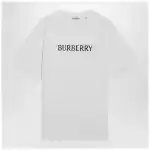 Burberry White T-shirt with logo print