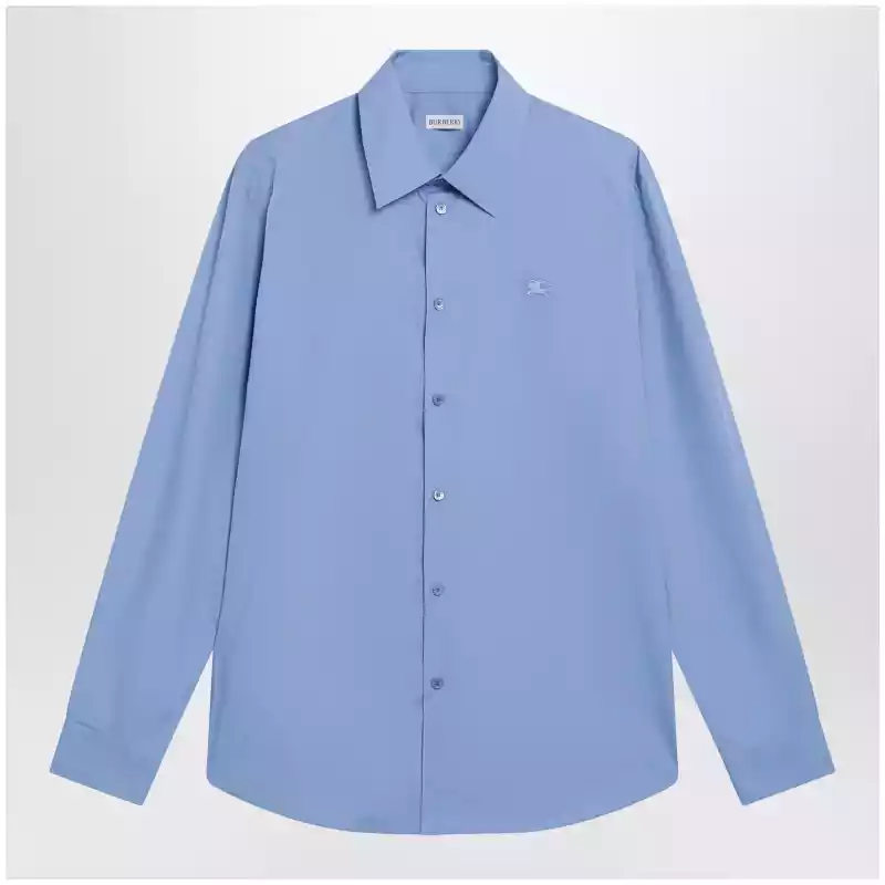 Burberry Cornflower blue cotton poplin shirt