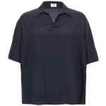 Saint Laurent Silk Polo Shirt