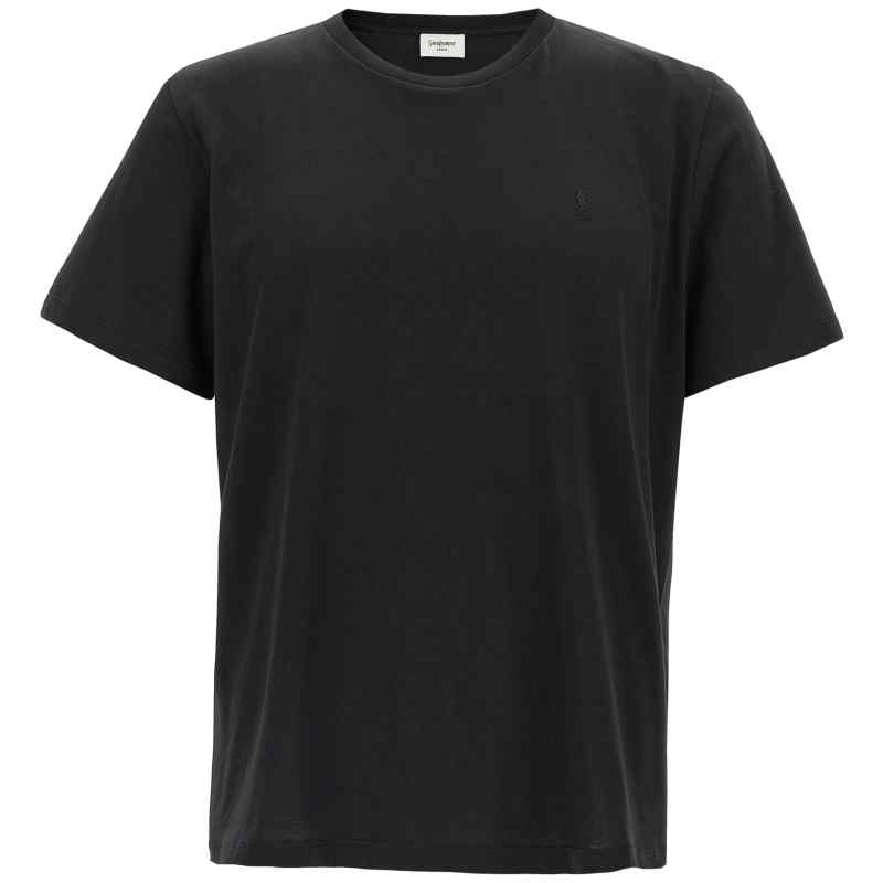 819395Y2ZJ21000_01_M_2025-02-14T09-02-23.954Z-1 Saint Laurent Cassandre Embroidery T-shirt