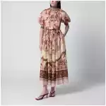 ZIMMERMANN Purple Aster puff-sleeve maxi dress