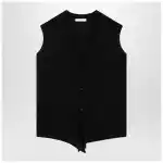 The Row Black wool Waistcoat cardigan