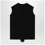 The Row Black wool Waistcoat cardigan