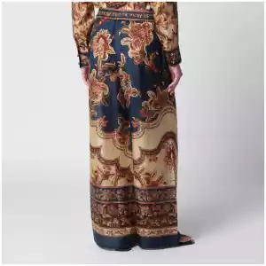 ZIMMERMANN Aster navy Jacobean trousers