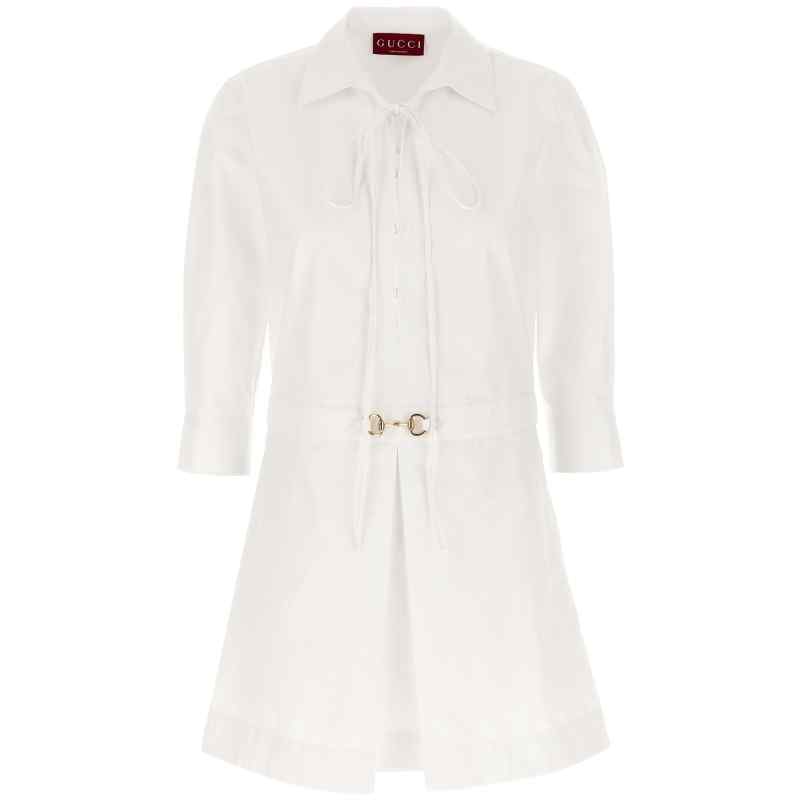 832066Z8B119000_01_M_2025-07-09T09-01-25.452Z Gucci Morsetto Chemisier Dress