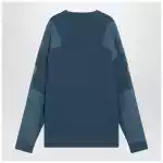 Balenciaga Blue Uniform Merch cotton jumper