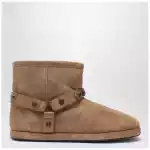 Balenciaga Alaska Soft camel ankle boots