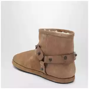 Balenciaga Alaska Soft camel ankle boots