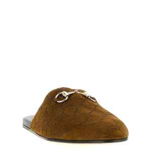 Gucci Sabot Suede Horsebit