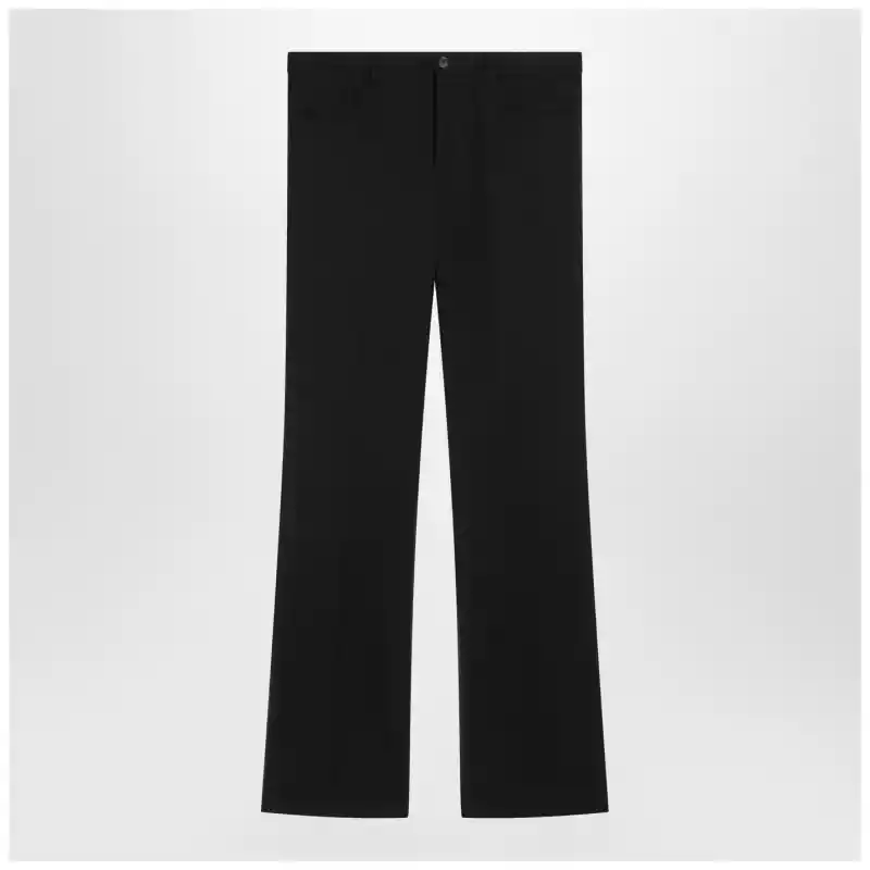 Balenciaga Black regular fit tailored trousers