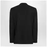 Balenciaga Single-breasted black wool jacket