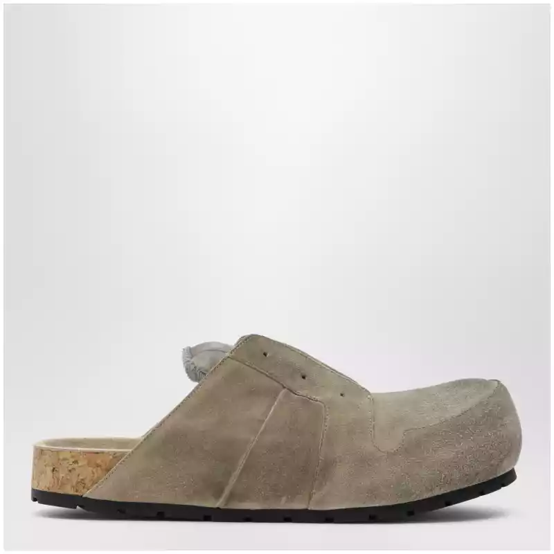 Balenciaga Dumbo sabot in distressed suede calfskin