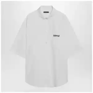 Balenciaga White Masking Tape shirt